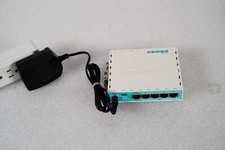 Adaptador MikroTik RB750Gr3 hEX 5 Portas Gigabit 880MHz Dual Core 256MB USB L4 Micro W comprar usado  Enviando para Brazil