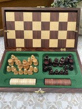 Jeu échecs dames d'occasion  Le Grand-Lucé