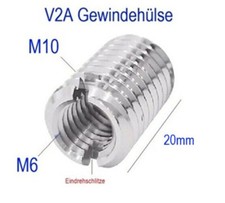 V2a gewinde hülse gebraucht kaufen  Reutlingen