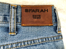 Farah denim blue for sale  COLNE