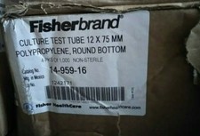 TUBO DE ENSAIO DE POLIPROPILENO FISHERBRAND 14-959-16 1000 / ESTOJO *FRETE GRÁTIS* comprar usado  Enviando para Brazil