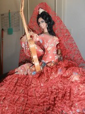 Poupée flamenco robe d'occasion  Nantes-