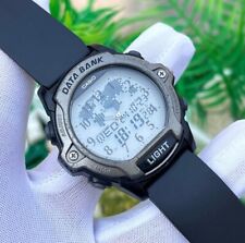 Vintage Casio ABX-23 Twincept Banco de Dados Ana/Digi Hora Mundial Japão Relógio Masculino 2358 comprar usado  Enviando para Brazil