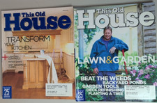 THIS OLD HOUSE Magazine Lot of 2 2004 March Apr DIY Lighting Lawn Garden Ponds segunda mano  Embacar hacia Mexico