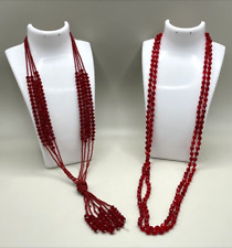 Vtg red beaded for sale  Youngstown