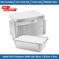 Foil food containers for sale  LONDON