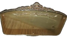 Antique beveled etched for sale  San Francisco
