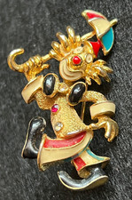 Clown brooch style for sale  STONEHAVEN