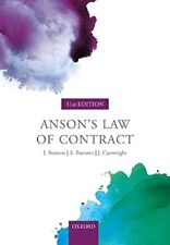 Anson law contract for sale  UK