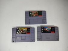 Lote Donkey Kong Country 1 2 3 DK Trilogy Super Nintendo SNES autêntico testado comprar usado Lote Donkey Kong Country 1 2 3 DK Trilogy Super Nintendo SNES autêntico testado comprar usado  Enviando para Brazil