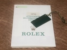 Rolex warranty tag d'occasion  Expédié en Belgium