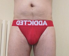 Jockstrap addicted rouge d'occasion  Plabennec