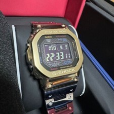 Relógio solar quase perfeito CASIO G-SHOCK metal ouro titânio GMW-B5000TR-9JR comprar usado  Enviando para Brazil