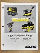 Bomag light equipment for sale  Hartland