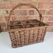 Vintage wicker bottle for sale  LITTLEHAMPTON