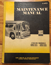 gmc bus manual maintenance for sale  Hawthorne