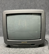 Televisão Sanyo AVM-1308G CRT 🕹️ 14" retrô para jogos UHF/VHF/CATV preta, usado comprar usado  Enviando para Brazil