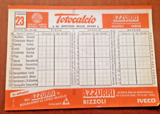 Totocalcio schedina non usato  Tivoli