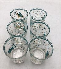 set 6 vintage glasses for sale  Detroit