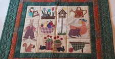 Vtg applique patchwork for sale  Newtown