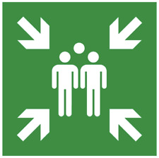 Schild sammelplatz sammelstell gebraucht kaufen  Schifferstadt