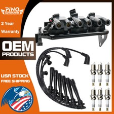 Nova bobina de ignição + plugue + fio para 05-09 Hyundai Tucson Kia Sportage V6 2.7L UF498 comprar usado  Enviando para Brazil