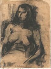 Dessin original fusain d'occasion  Onnaing