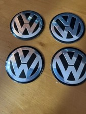 Komplet 4 naklejek na dekielki do felg aluminiowych VW – 56 mm, 2 mm grubości na sprzedaż  PL
