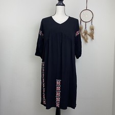 Vestido Feminino Expresso Boho Bordado Manga 3/4 Tamanho 3 comprar usado  Enviando para Brazil