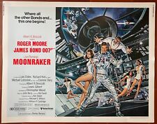 Affiche américaine moonraker usato  Spedire a Italy