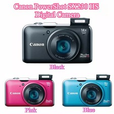 Câmera Digital Canon PowerShot SX230 HS 12.1MP 14x Zoom Óptico Time Lapse comprar usado  Enviando para Brazil