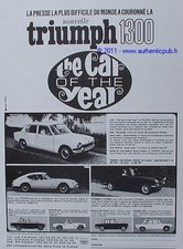 Publicite triumph 1300 d'occasion  Cires-lès-Mello
