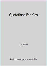 Quotations for kids d'occasion  Expédié en Belgium