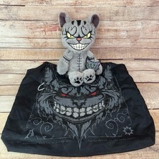 Raro Conjunto de Colecionador de Gato de Pelúcia Dreadfuls Cheshire American McGee Alice Bolsa Patch comprar usado  Enviando para Brazil