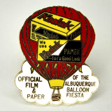 Broche Kodak Official Film & Paper Of The Albuquerque Hot Air Balloon Fiesta - RARO comprar usado  Enviando para Brazil