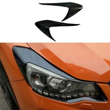 Para Subaru XV Crosstrek ABS fibra de carbono farol tampa pálpebra acabamento 2012~2017, usado comprar usado  Enviando para Brazil