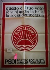 Manifesto politico psdi usato Manifesto politico psdi usato  Viterbo