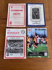 Clydebank home programmes for sale Clydebank home programmes for sale  HEMEL HEMPSTEAD