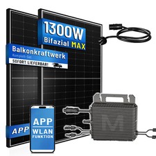 Balkonkraftwerk 1300w bifazial gebraucht kaufen  Bad Vilbel