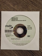 Usado, DVD disco inglês Microsoft Windows Vista e XP Professional com SP2 MSDN comprar usado  Enviando para Brazil
