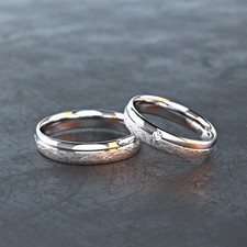 Trauringe silber 925 gebraucht kaufen  Lich