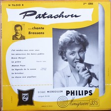 Patachou chante brassens d'occasion  Sainte-Geneviève