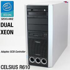 Estação de trabalho FSC Fujitsu Siemens Celsius R610 4GB Dual Xeon computador PS150-D1357 comprar usado  Enviando para Brazil