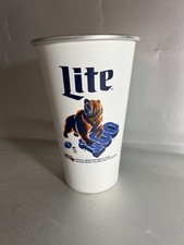 Copo de vidro vintage Miller Lite Beer Chicago Bears futebol americano NFL alumínio metal comprar usado  Enviando para Brazil