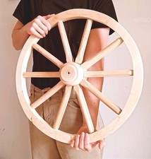 Rustic Wooden Wagon Wheel | Handmade Garden Décor | Farmhouse Wall & Chandelier na sprzedaż Rustic Wooden Wagon Wheel | Handmade Garden Décor | Farmhouse Wall & Chandelier na sprzedaż  PL