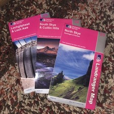 Landranger map skye for sale  SALTBURN-BY-THE-SEA