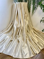 Cream faux silk for sale  THORNTON-CLEVELEYS