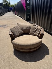 Dfs brown swivel for sale  OLDBURY