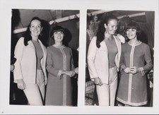 Mireille MATHIEU Josy ANDRIEU RARE 2 PHOTOGRAPHIES ORIGINALES 18*13 BROCAREL comprar usado  Enviando para Brazil