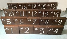 Wooden table numbers for sale  Los Angeles
